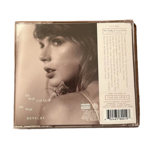 🔥 Taylor Swift TTPD CD ft. “But Daddy I Love Him” (Acoustic) - Sealed New! - Picture 3 of 3